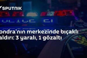 Londra'da bıçaklı saldırı: 3 kişi yaralandı, bir şüpheli gözaltında