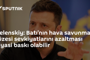 Zelenskiy: Batı’nın hava savunma füzesi sevkiyatlarını azaltması siyasi baskı olabilir