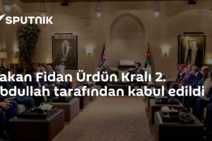 Bakan Fidan Ürdün Kralı 2. Abdullah tarafından kabul edildi