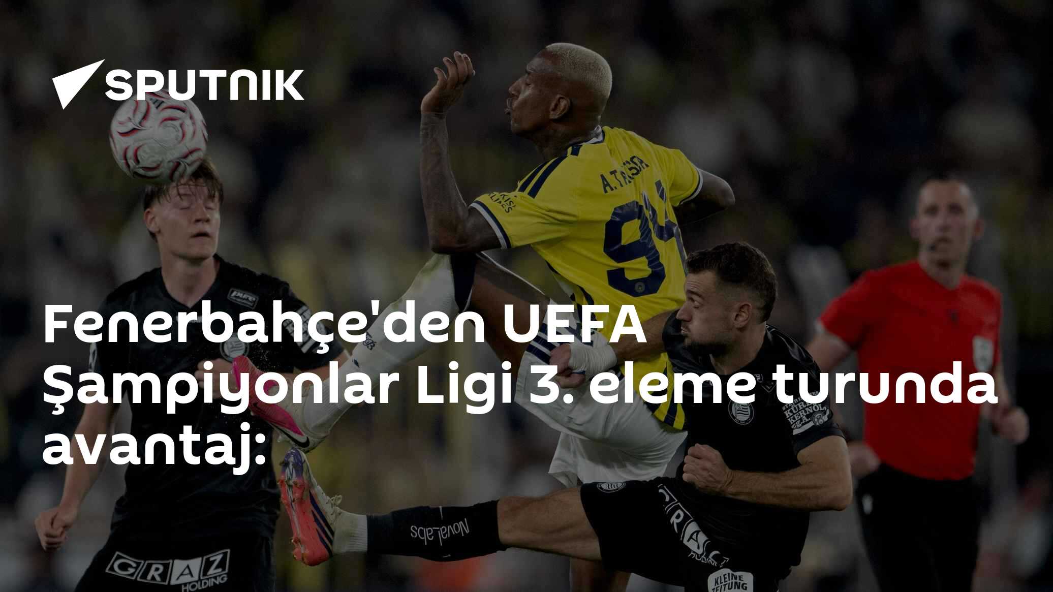 Fenerbahçe'den UEFA Şampiyonlar Ligi 3. eleme turunda avantaj: