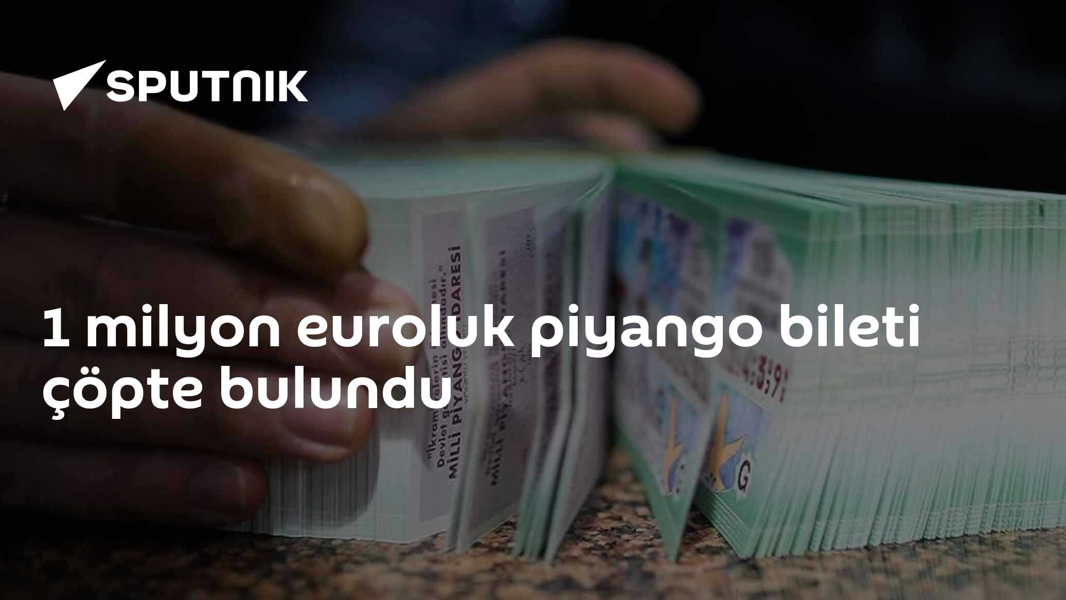 1 milyon euroluk piyango bileti çöpte bulundu