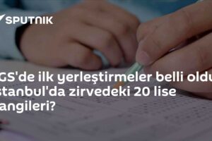 LGS'de ilk yerleştirmeler belli oldu, İstanbul'da zirvedeki 20 lise hangileri?