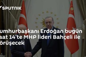 Cumhurbaşkanı Erdoğan bugün saat 14'te MHP lideri Bahçeli ile görüşecek