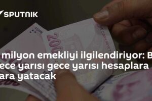 6 milyon emekliyi ilgilendiriyor: Bu gece yarısı gece yarısı hesaplara para yatacak