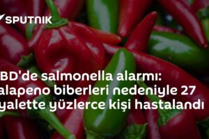 ABD'de salmonella alarmı: Jalapeno biberleri nedeniyle 27 eyalette yüzlerce kişi hastalandı