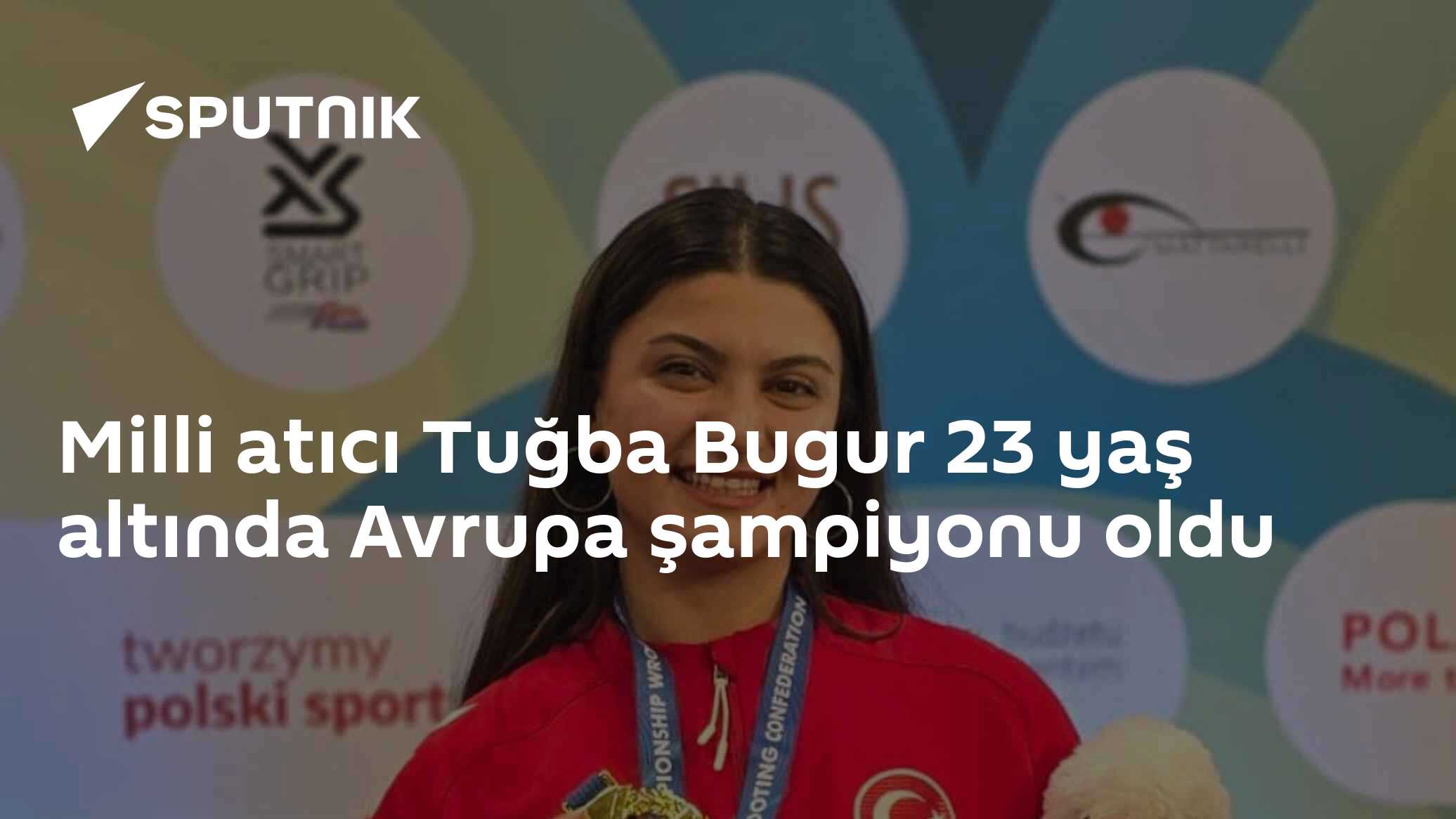 Milli atıcı Tuğba Bugur 23 yaş altında Avrupa şampiyonu oldu