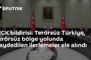 MGK bildirisi: Terörsüz Türkiye, terörsüz bölge yolunda kaydedilen ilerlemeler ele alındı
