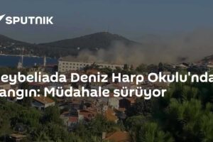 Heybeliada Deniz Harp Okulu'nda yangın: Müdahale sürüyor