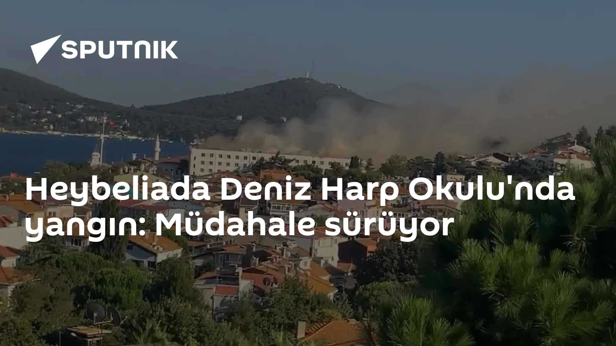 Heybeliada Deniz Harp Okulu'nda yangın: Müdahale sürüyor
