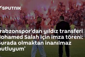 Trabzonspor'dan yıldız transferi Mohamed Salah için imza töreni: 'Burada olmaktan inanılmaz mutluyum'