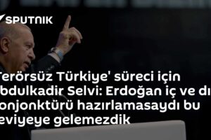 'Terörsüz Türkiye' süreci için Abdulkadir Selvi: Erdoğan iç ve dış konjonktürü hazırlamasaydı bu seviyeye gelemezdik