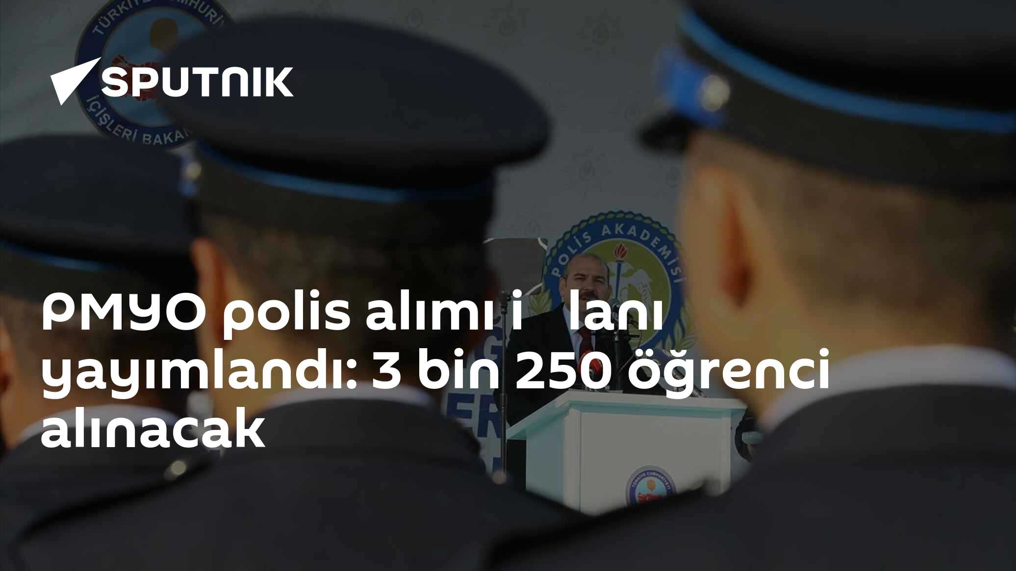 PMYO polis alımı i̇lanı yayımlandı: 3 bin 250 öğrenci alınacak