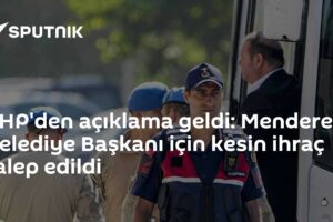 CHP'den açıklama geldi: Menderes Belediye Başkanı için kesin ihraç talep edildi