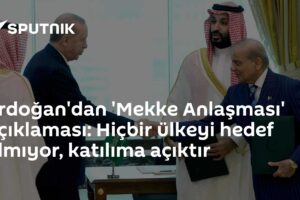 Erdoğan'dan 'Mekke Anlaşması' açıklaması: Hiçbir ülkeyi hedef almıyor, katılıma açıktır