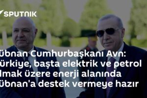 Lübnan Cumhurbaşkanı Avn: Türkiye, başta elektrik ve petrol olmak üzere enerji alanında Lübnan'a destek vermeye hazır