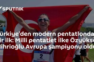 Türkiye'den modern pentatlonda bir ilk: Milli pentatlet İlke Özyüksel Mihrioğlu Avrupa şampiyonu oldu
