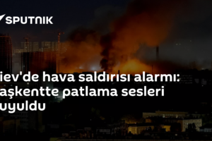 Kiev'de hava saldırısı alarmı: Başkentte patlama sesleri duyuldu