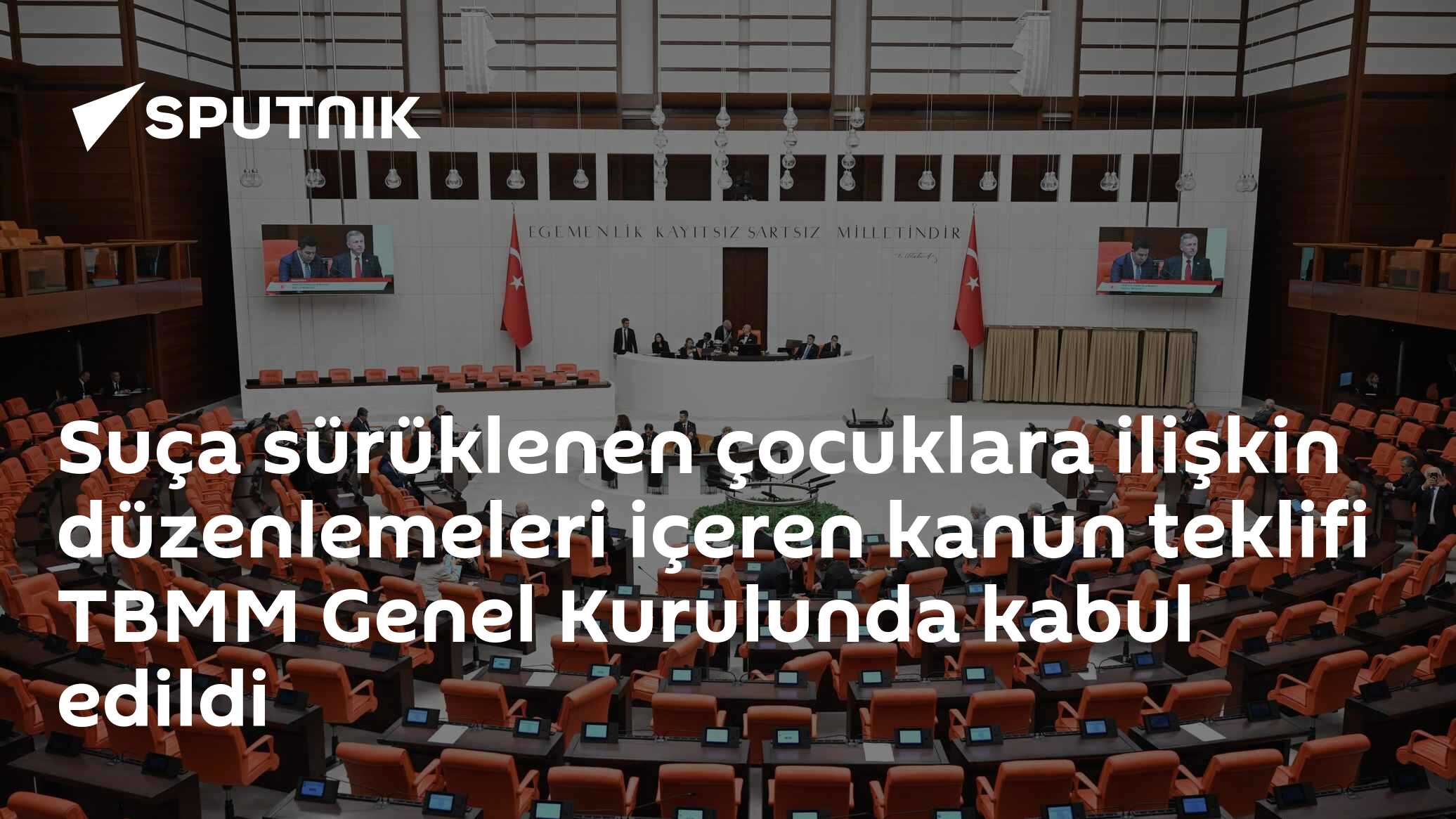Suça sürüklenen çocuklara ilişkin düzenlemeleri içeren kanun teklifi TBMM Genel Kurulunda kabul edildi