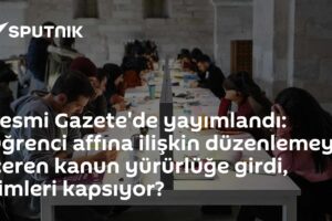 Resmi Gazete'de yayımlandı: Öğrenci affına ilişkin düzenlemeyi içeren kanun yürürlüğe girdi, kimleri kapsıyor?