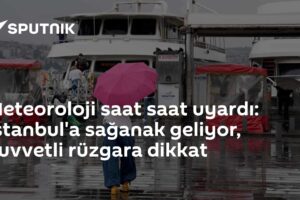 Meteoroloji saat saat uyardı: İstanbul'a sağanak geliyor, kuvvetli rüzgara dikkat