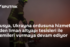 Rusya, Ukrayna ordusuna hizmet eden liman altyapı tesisleri ile gemileri vurmaya devam ediyor