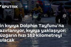 Çin kıyıya Dolphin Tayfunu'na hazırlanıyor, kıyıya yaklaşıyor: Rüzgarın hızı 162 kilometreyi bulacak
