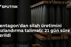 Pentagon'dan silah üretimini hızlandırma talimatı: 21 gün süre verildi