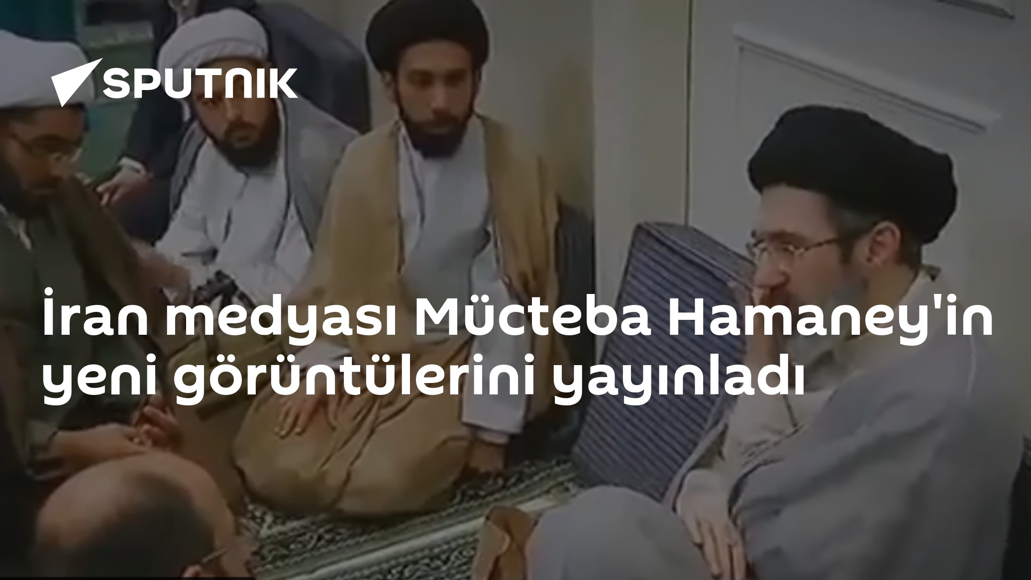 İran medyası Mücteba Hamaney'in yeni görüntülerini yayınladı