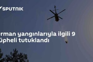 Orman yangınlarıyla ilgili 9 şüpheli tutuklandı