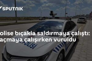 Polise bıçakla saldırmaya çalıştı: Kaçmaya çalışırken vuruldu