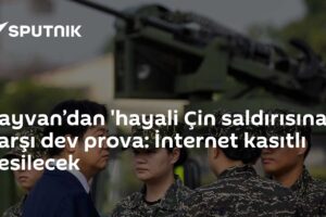 Tayvan’dan 'hayali Çin saldırısına' karşı dev prova: İnternet kasıtlı kesilecek
