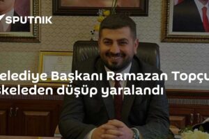 Belediye Başkanı Ramazan Topçu iskeleden düşüp yaralandı