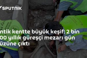 Antik kentte büyük keşif: 2 bin 400 yıllık güreşçi mezarı gün yüzüne çıktı