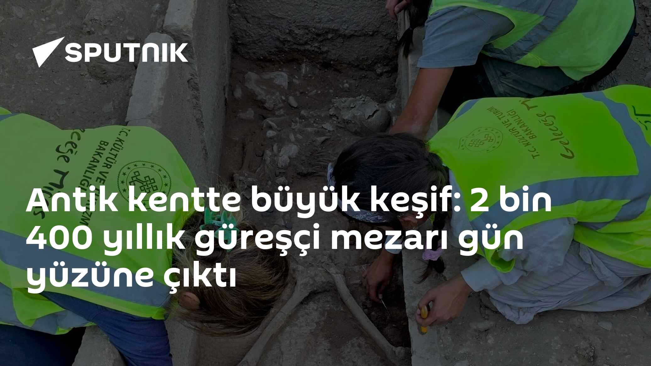 Antik kentte büyük keşif: 2 bin 400 yıllık güreşçi mezarı gün yüzüne çıktı