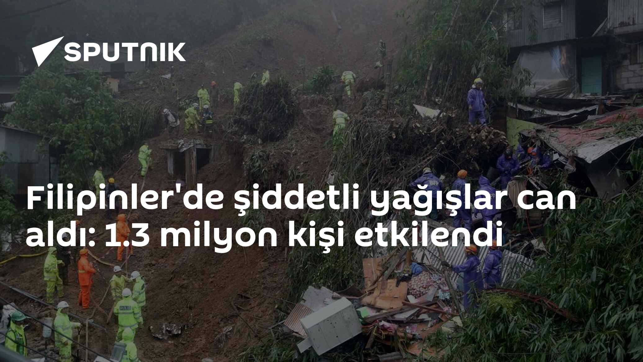 Filipinler'de şiddetli yağışlar can aldı: 1.3 milyon kişi etkilendi