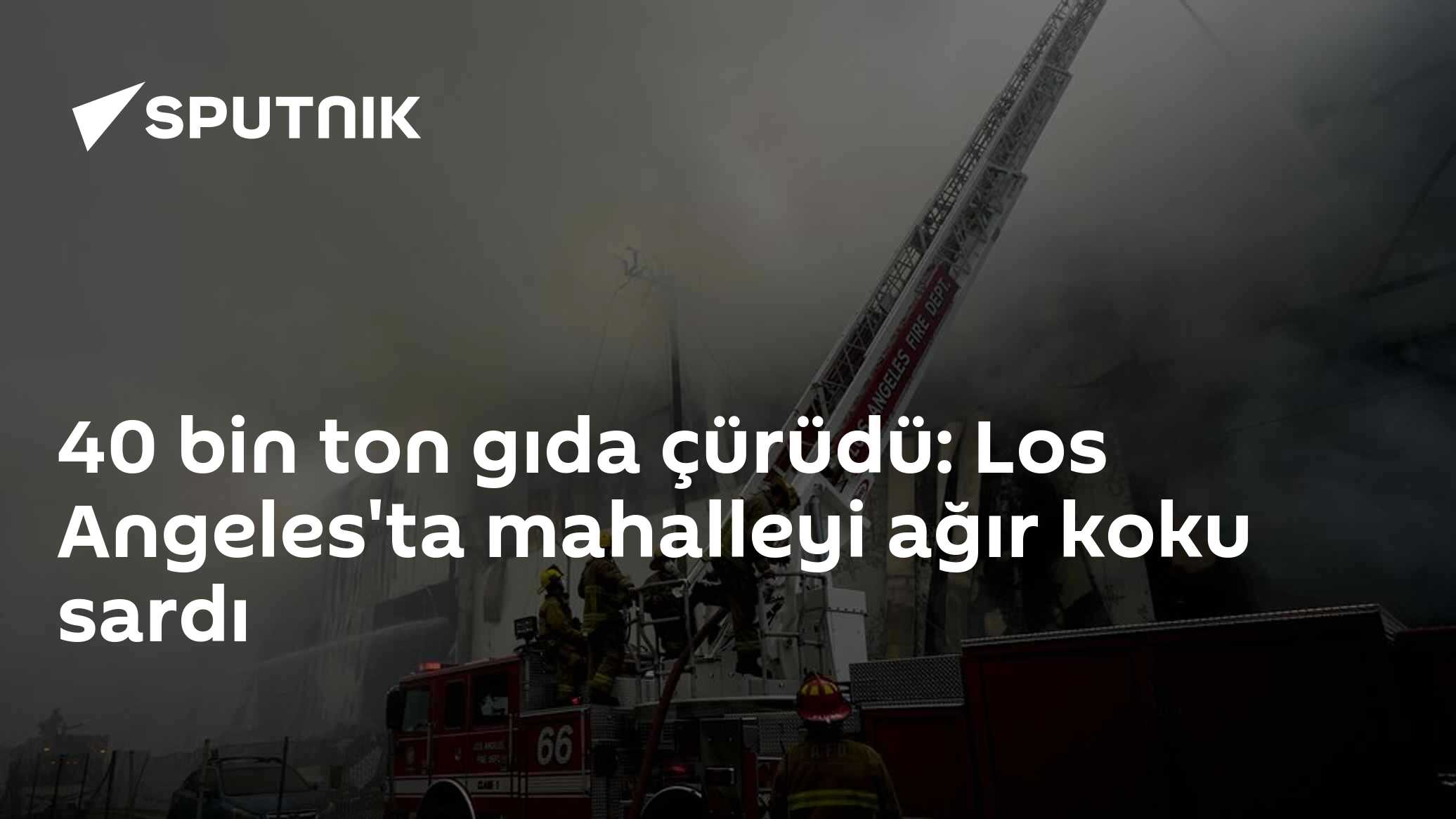 40 bin ton gıda çürüdü: Los Angeles'ta mahalleyi ağır koku sardı