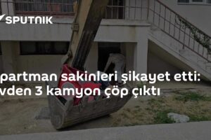 Apartman sakinleri şikayet etti: Evden 3 kamyon çöp çıktı