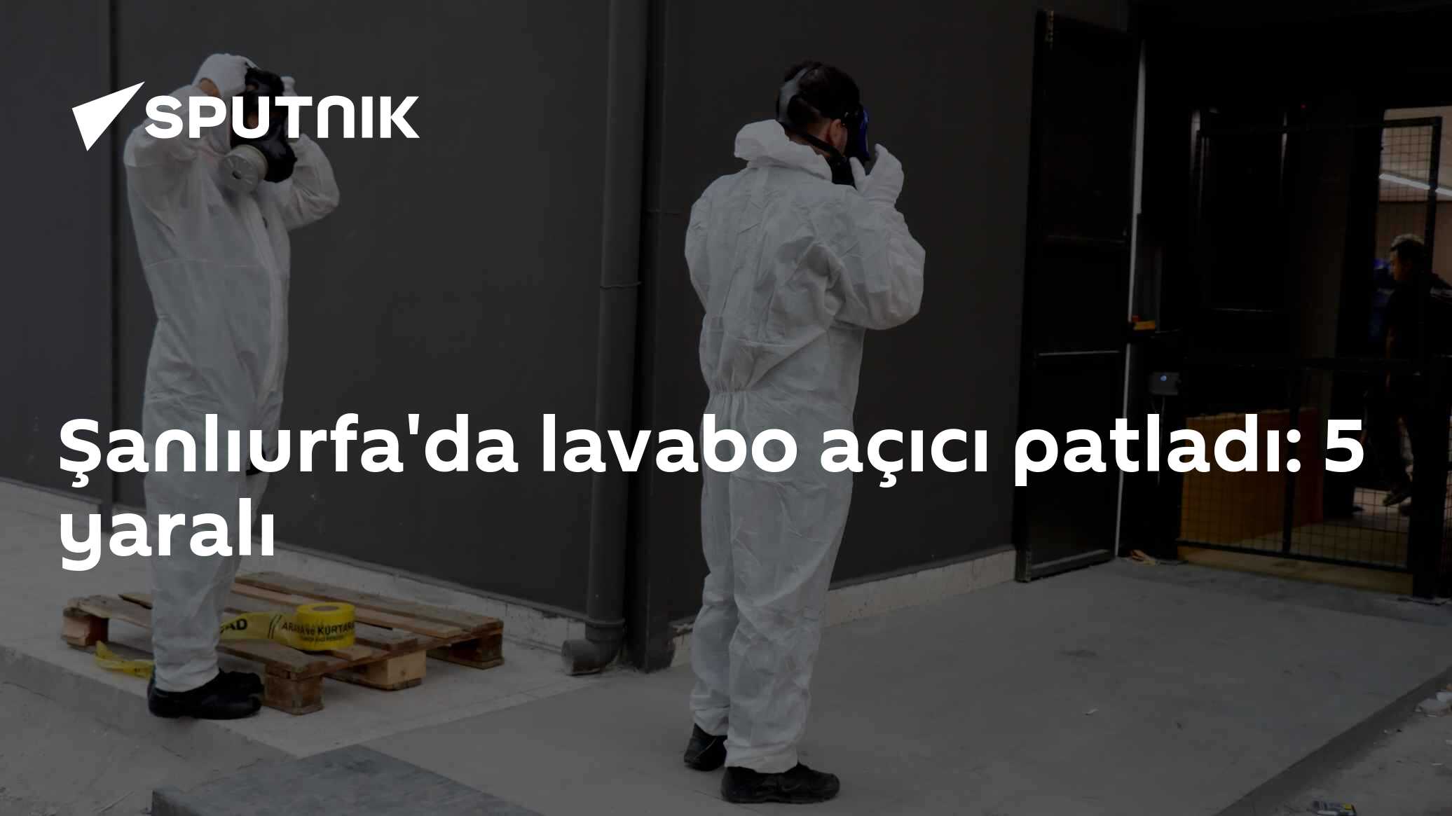 Şanlıurfa'da lavabo açıcı patladı: 5 yaralı