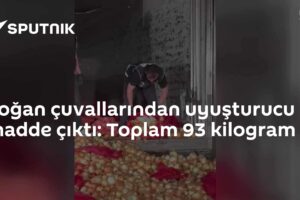 Soğan çuvallarından uyuşturucu madde çıktı: Toplam 93 kilogram