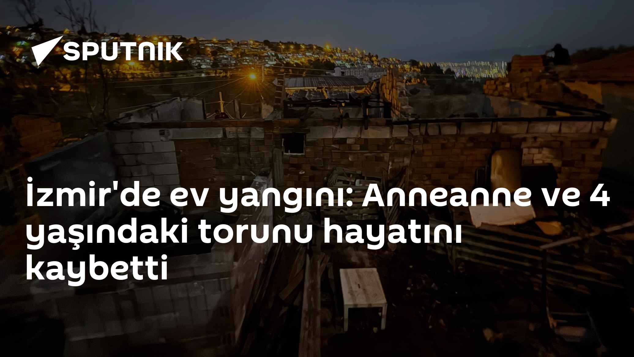 İzmir'de ev yangını: Anneanne ve 4 yaşındaki torunu hayatını kaybetti