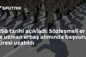 MSB tarihi açıkladı: Sözleşmeli er ve uzman erbaş alımında başvuru süresi uzatıldı