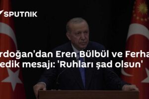 Erdoğan'dan Eren Bülbül ve Ferhat Gedik mesajı: 'Ruhları şad olsun'
