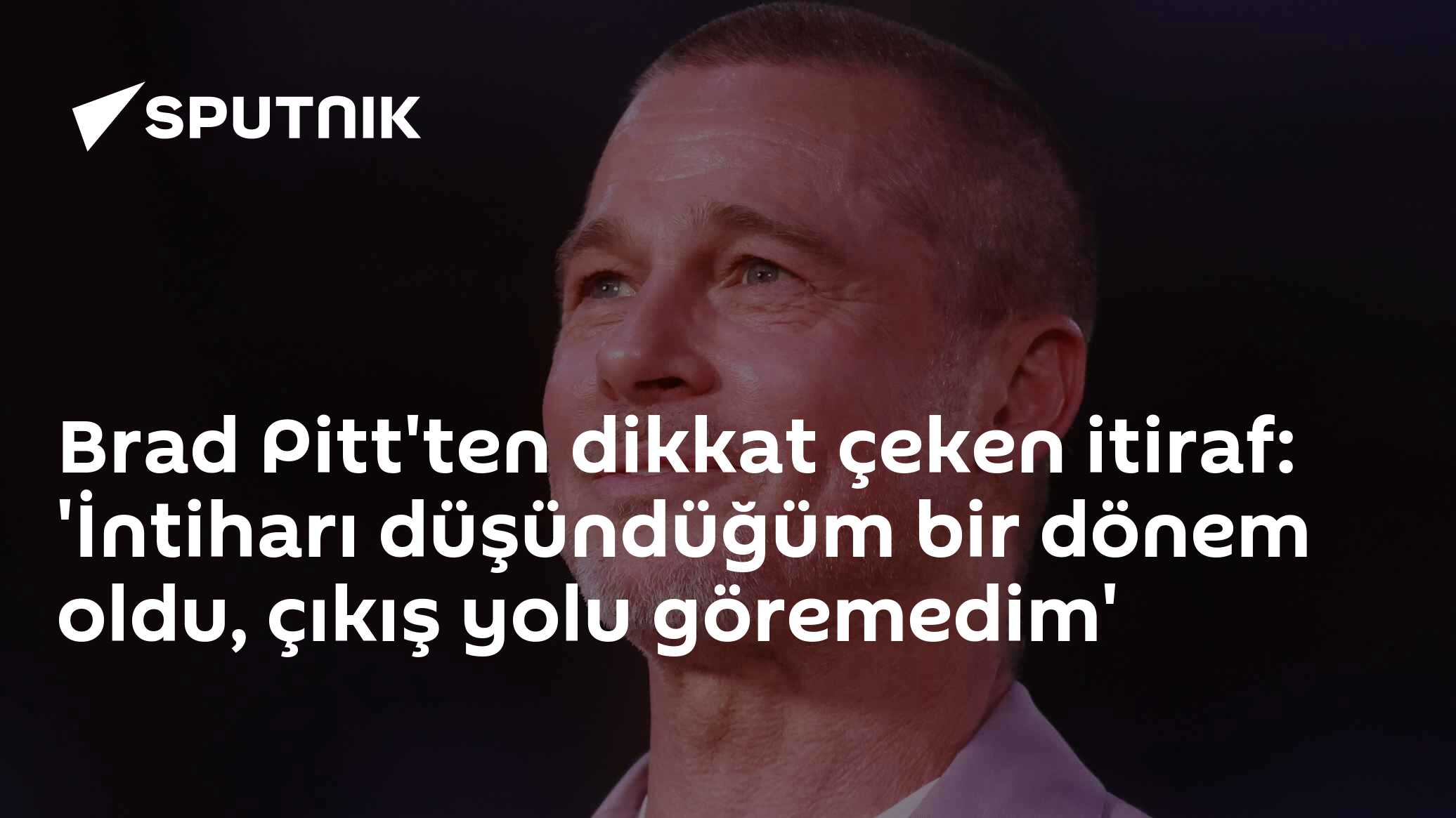 Brad Pitt'ten dikkat çeken itiraf: 'İntiharı düşündüğüm bir dönem oldu, çıkış yolu göremedim'