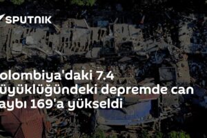 Kolombiya'daki 7.4 büyüklüğündeki depremde can kaybı 169'a yükseldi