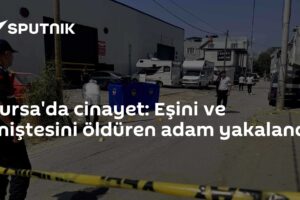 Bursa'da cinayet: Eşini ve eniştesini öldüren adam yakalandı