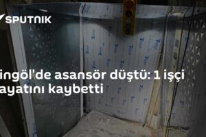 Bingöl'de asansör düştü: 1 işçi hayatını kaybetti