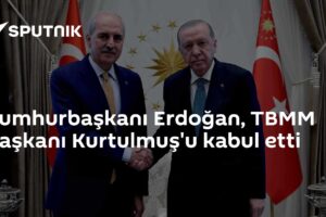 Cumhurbaşkanı Erdoğan, TBMM Başkanı Kurtulmuş'u kabul etti