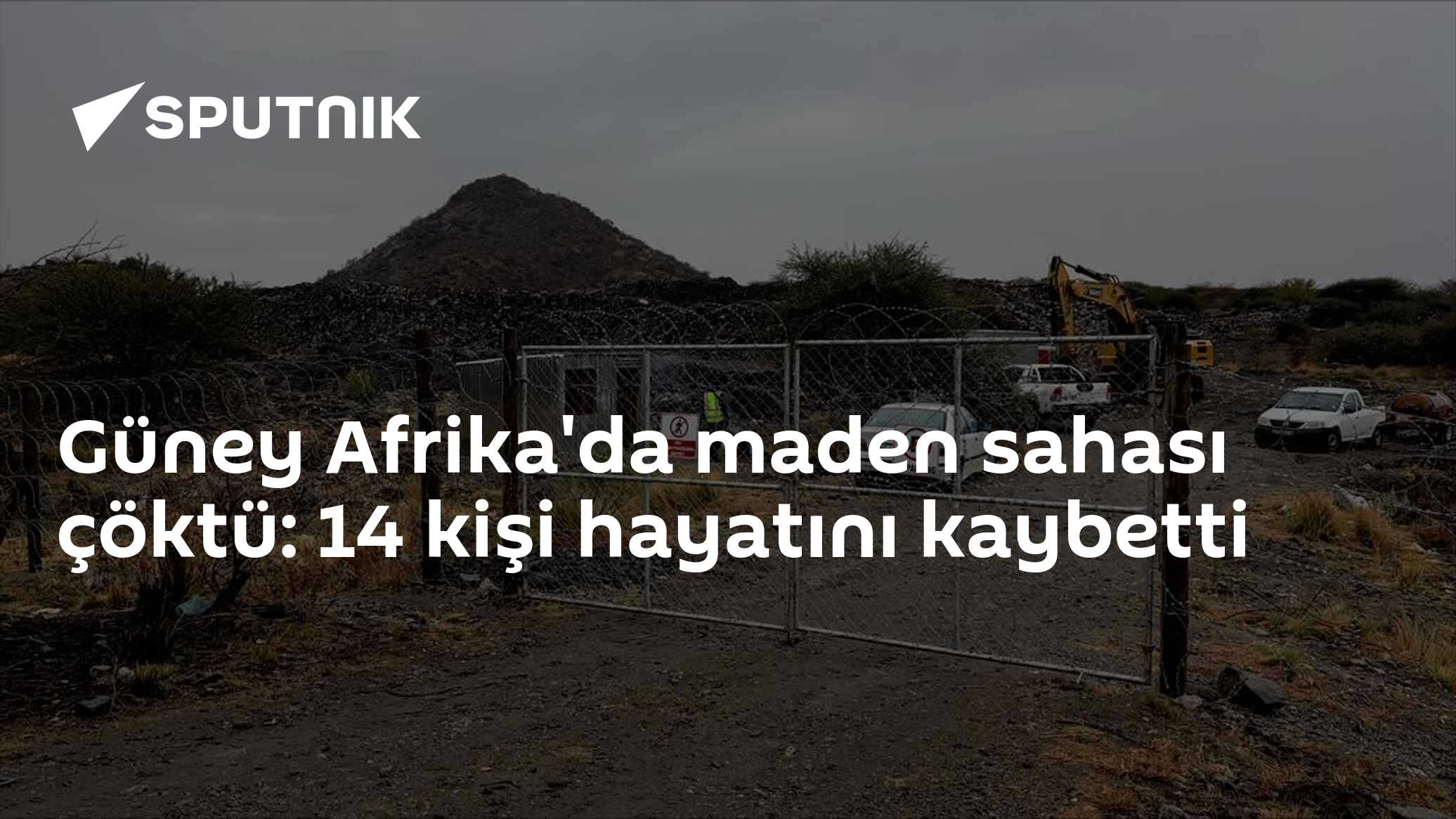 Güney Afrika'da maden sahası çöktü: 14 kişi hayatını kaybetti