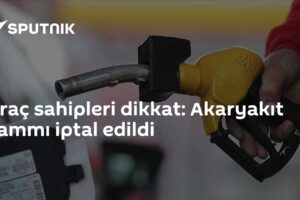 Araç sahipleri dikkat: Akaryakıt zammı iptal edildi