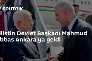 Filistin Devlet Başkanı Mahmud Abbas Ankara'ya geldi